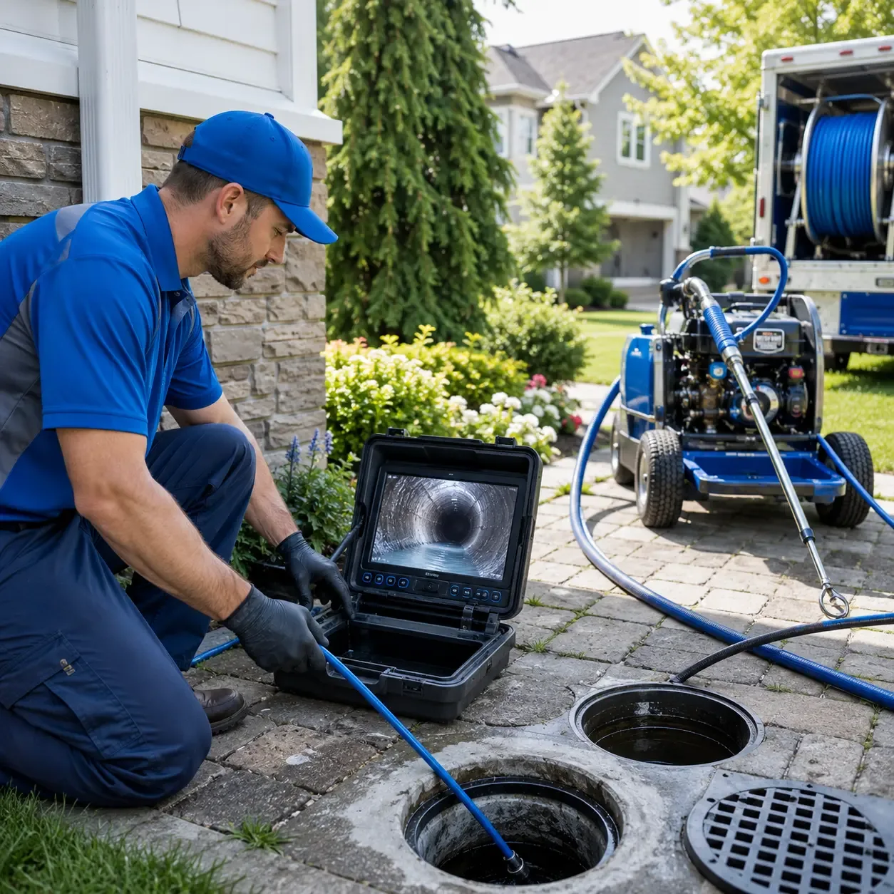 Outdoor drain cleaning professionals serving Linkwood, MD