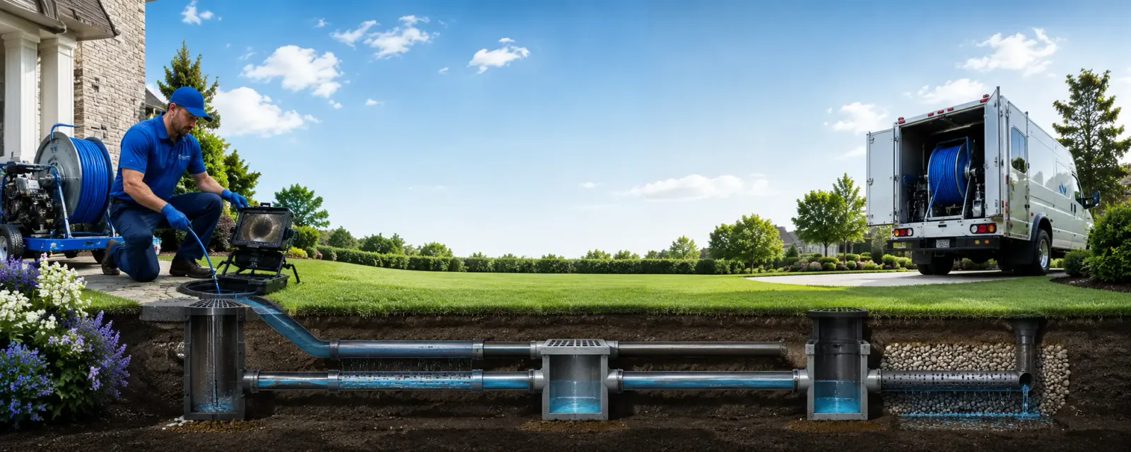 Outdoor drain cleaning information for Linkwood, MD